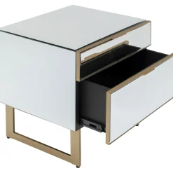 KARE Design Tables De Chevet|Petite Commode Soran Dore 49X50Cm