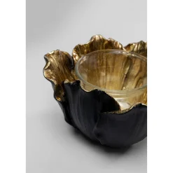 KARE Design Photophores|Photophore Flower Bloom Noir-Dore O10Cm