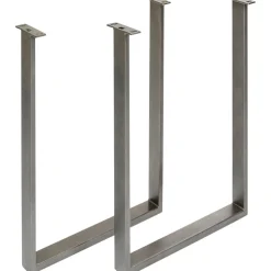 KARE Design Piètements De Tables|Pietement De Table Haute Tavola Acier Brut (2/Set)