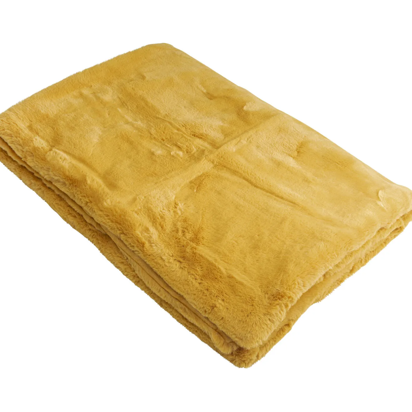 KARE Design Autres Textiles|Plaid Jaune 140X200Cm