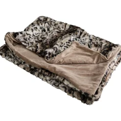 KARE Design Autres Textiles|Plaid Leo Fonce 140X200Cm