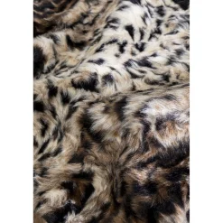 KARE Design Autres Textiles|Plaid Leo Fonce 140X200Cm