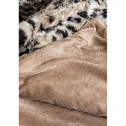 KARE Design Autres Textiles|Plaid Leo Fonce 140X200Cm