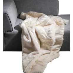 KARE Design Autres Textiles|Plaid Polar Blanc 140X200Cm