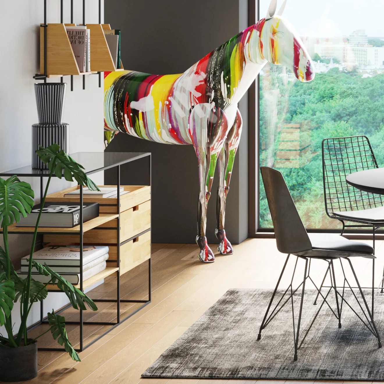 KARE Design Plantes Artificielles|Plante Décorative Monstera 110