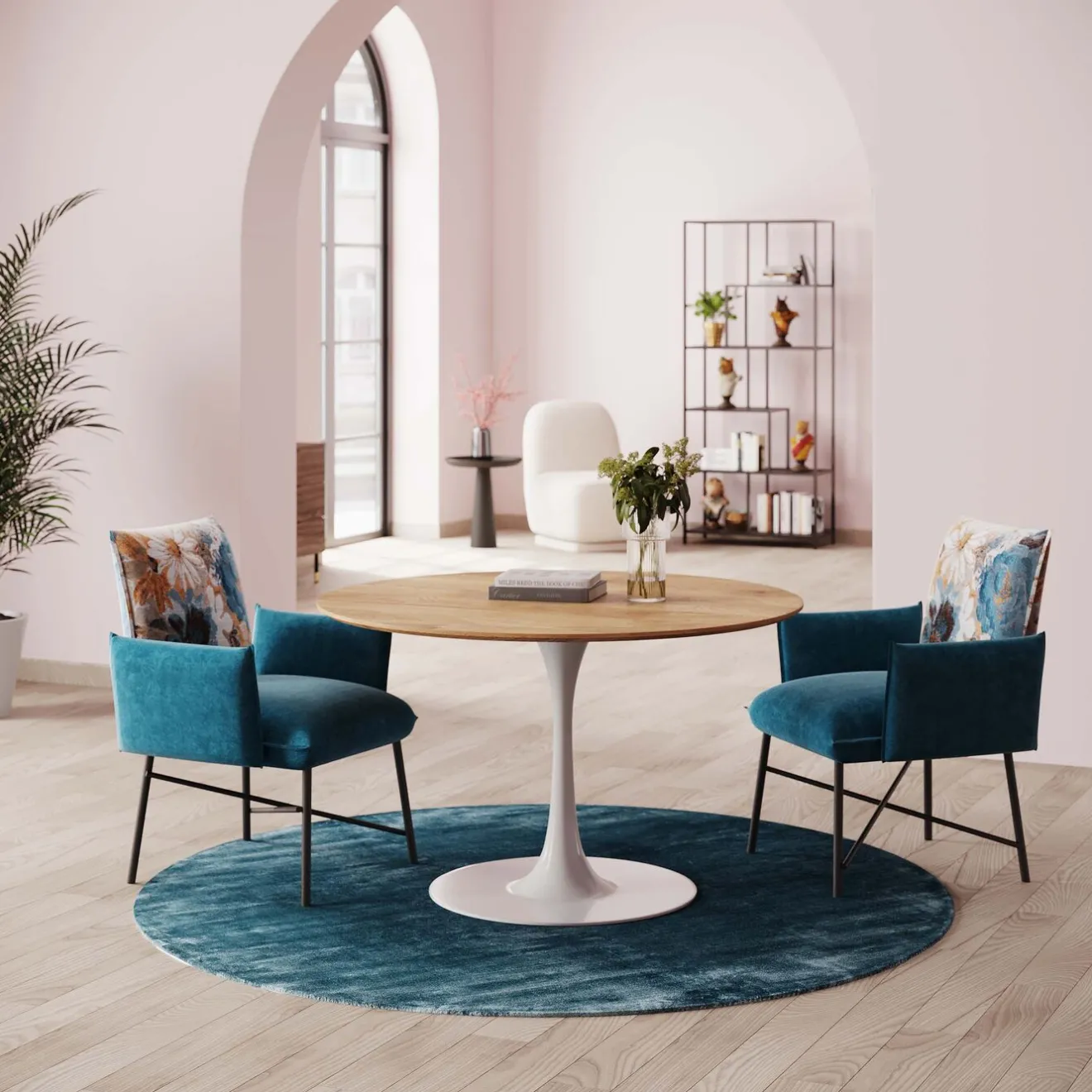 KARE Design Plateaux De Tables|Plateau De Table Invitation Rond Chene O90Cm