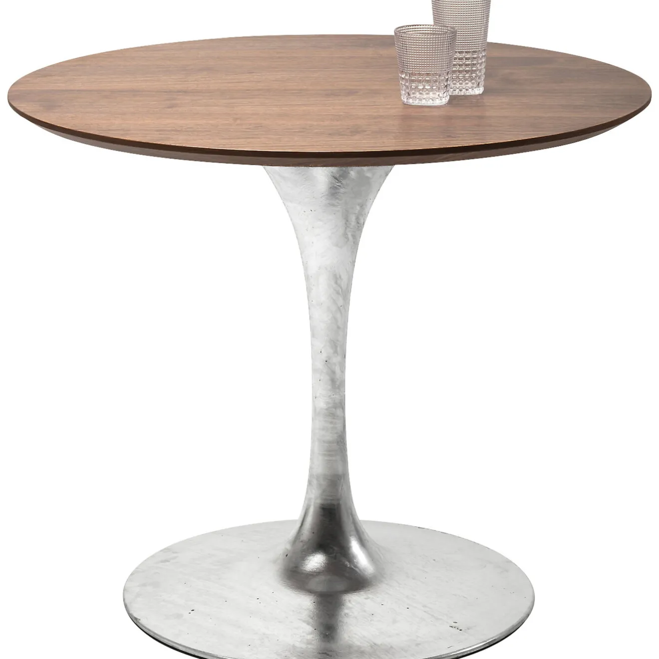 KARE Design Plateaux De Tables|Plateau De Table Invitation Rond Noyer O90Cm