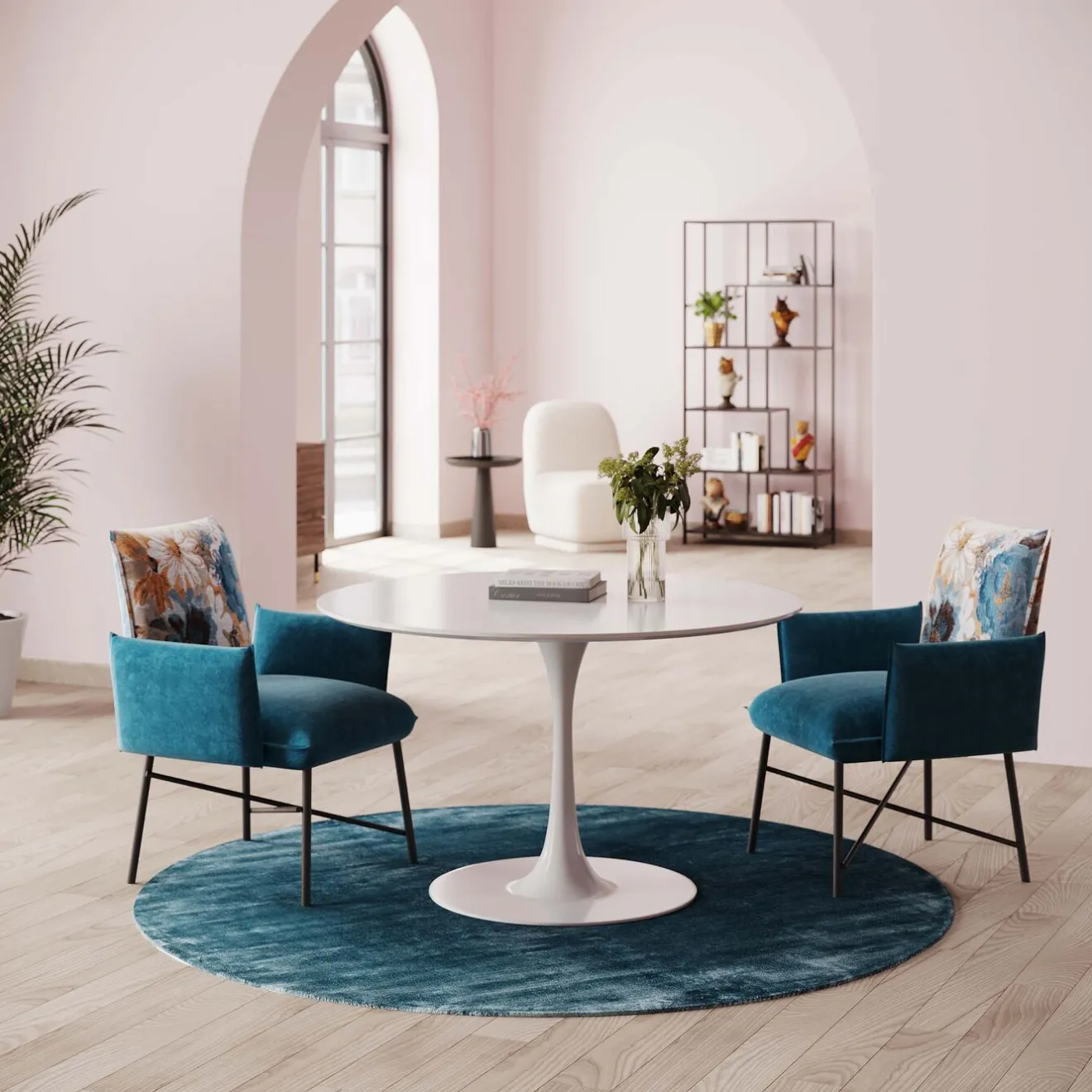 KARE Design Plateaux De Tables|Plateau De Table Invitation Rond Blanc O120Cm