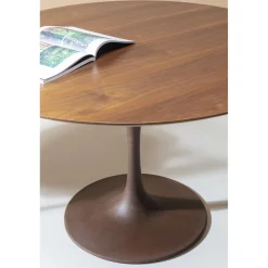 KARE Design Plateaux De Tables|Plateau De Table Invitation Rond Noyer O120Cm