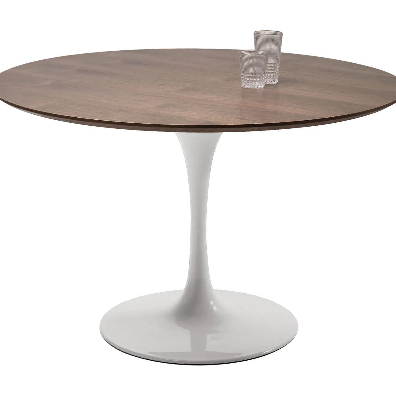 KARE Design Plateaux De Tables|Plateau De Table Invitation Rond Noyer O120Cm
