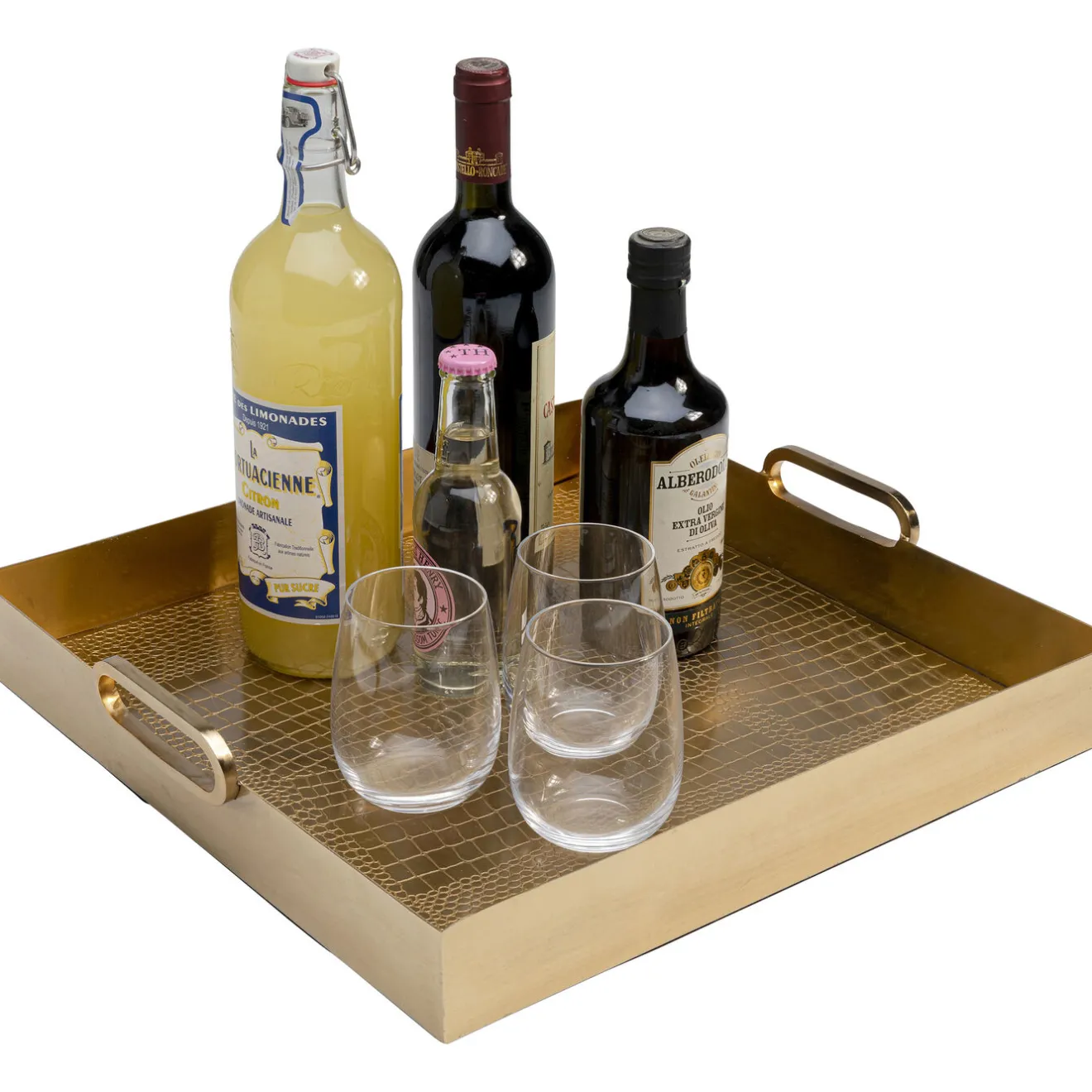 KARE Design Plateaux|Plateau Serpente 42X41Cm