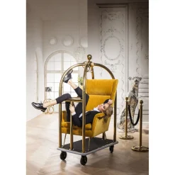 KARE Design Autres Portemanteaux|Porte-Bagages Vip Vegas Or