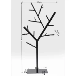 KARE Design Portemanteaux|Portemanteau Technical Tree Noir