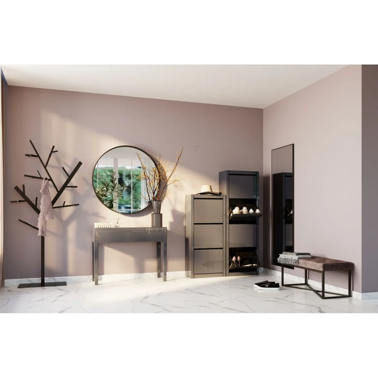KARE Design Portemanteaux|Portemanteau Technical Tree Noir Smart 204
