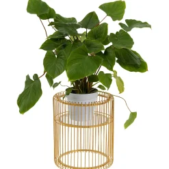 KARE Design Caches Pots|Porte-Plantes Wire Dore 44Cm