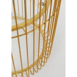 KARE Design Caches Pots|Porte-Plantes Wire Dore 44Cm