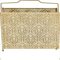 KARE Design Porte Revues|Porte-Revues Basket Dore Gm