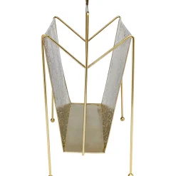 KARE Design Porte Revues|Porte-Revues Basket Dore Gm