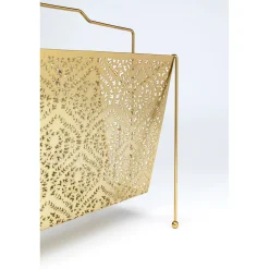 KARE Design Porte Revues|Porte-Revues Basket Dore Gm