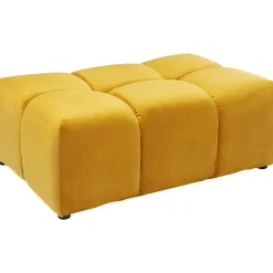 KARE Design Tabourets|Pouf Belami Velours Ambre