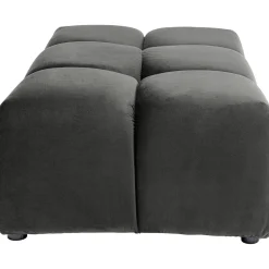 KARE Design Tabourets|Pouf Belami Velours Gris