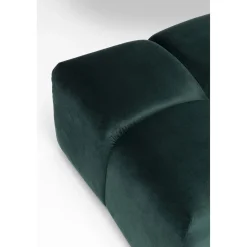 KARE Design Tabourets|Pouf Belami Velours Vert Fonce