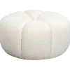 KARE Design Tabourets|Pouf Peppo Lounge Blanc O76Cm
