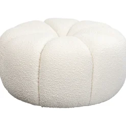 KARE Design Tabourets|Pouf Peppo Lounge Blanc O76Cm