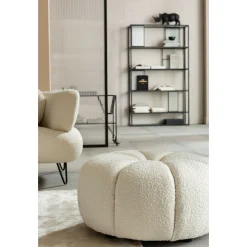 KARE Design Tabourets|Pouf Peppo Lounge Blanc O76Cm