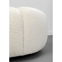 KARE Design Tabourets|Pouf Peppo Lounge Blanc O76Cm
