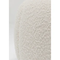 KARE Design Tabourets|Pouf Peppo Lounge Blanc O76Cm