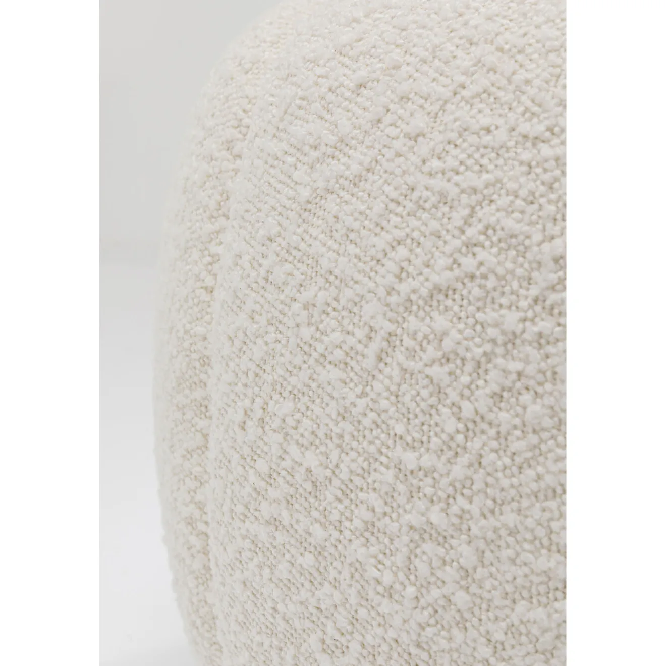 KARE Design Tabourets|Pouf Peppo Lounge Blanc O76Cm