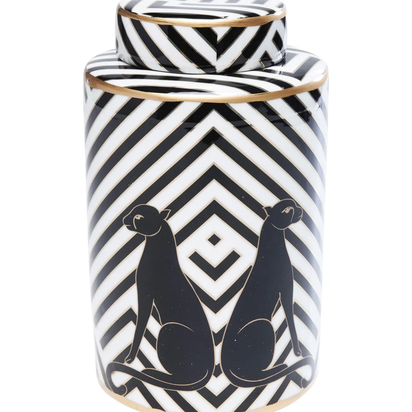KARE Design Boîtes Décoratives|Recipient Décoratif Panther 25Cm