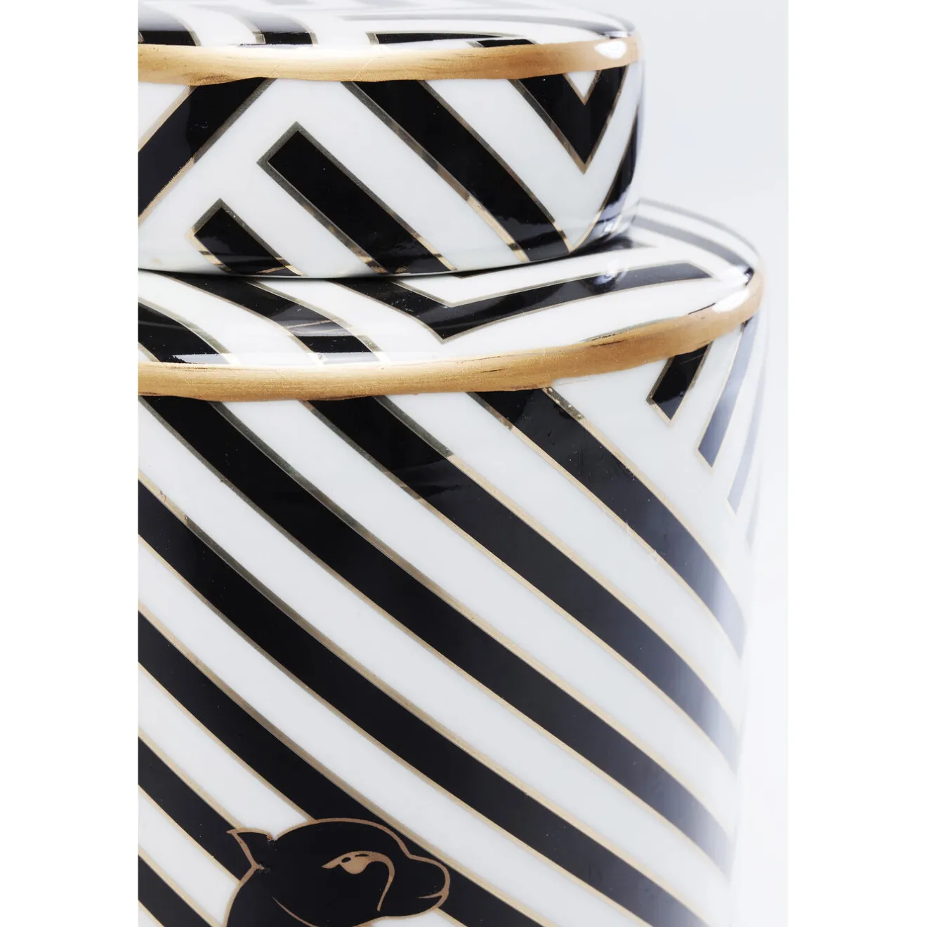 KARE Design Boîtes Décoratives|Recipient Décoratif Panther 25Cm