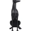 KARE Design Figurines Décoratives|Sculpture Greyhound Oskar Noir 180