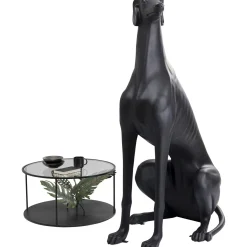 KARE Design Figurines Décoratives|Sculpture Greyhound Oskar Noir 180