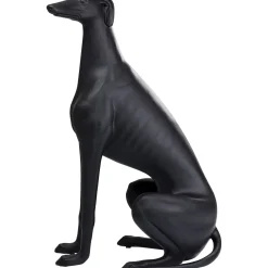 KARE Design Figurines Décoratives|Sculpture Greyhound Oskar Noir 180