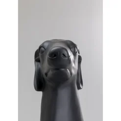 KARE Design Figurines Décoratives|Sculpture Greyhound Oskar Noir 180