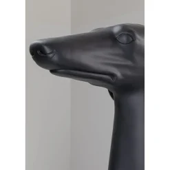 KARE Design Figurines Décoratives|Sculpture Greyhound Oskar Noir 180
