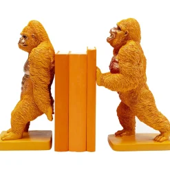 KARE Design Serre Livres|Serre-Livres Gorilla Orange (2/Set)