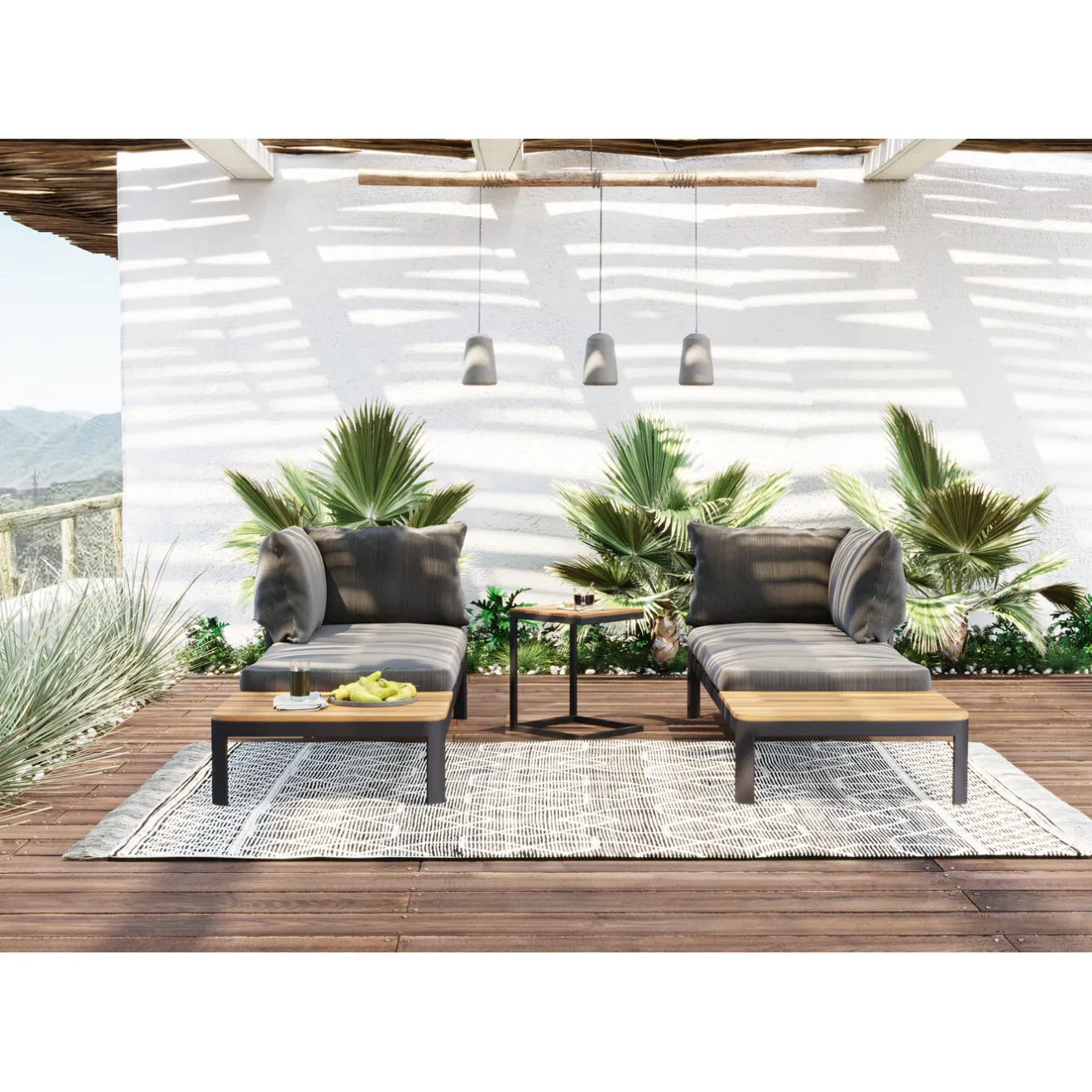 KARE Design Mobilier Lounge|Set Happy Day Flexible (3-Pcs)