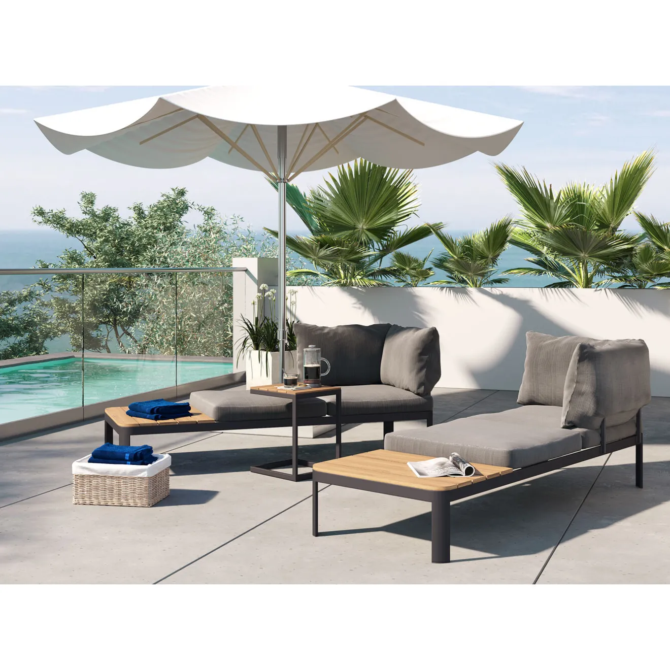 KARE Design Mobilier Lounge|Set Happy Day Flexible (3-Pcs)