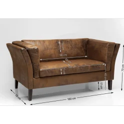 KARE Design 2 Places|Sofa Canapése 2 Places Vintage Smart