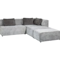 KARE Design Canapés D'Angle|Sofa Infinity Meridienne Droite Gris