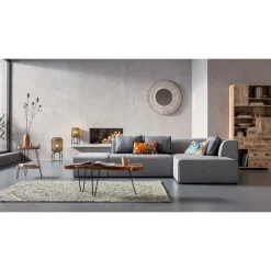 KARE Design Canapés D'Angle|Sofa Infinity Meridienne Droite Gris