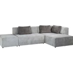 KARE Design Canapés D'Angle|Sofa Infinity Meridienne Droite Gris