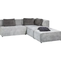 KARE Design Canapés D'Angle|Sofa Infinity Meridienne Droite Gris