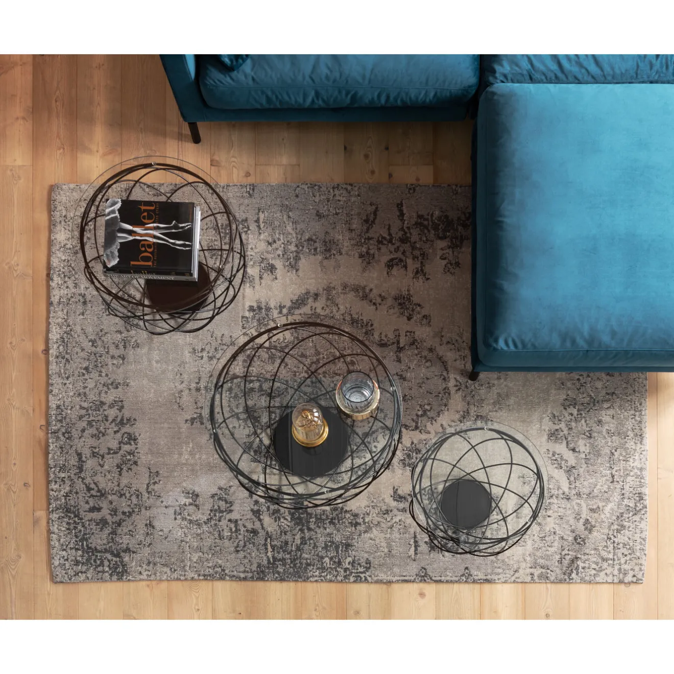 KARE Design 2 Places|Sofa Lullaby 2-Places Petrole