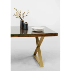 KARE Design Piètements De Tables|Structure Tavola Cross Laiton (2/Set)