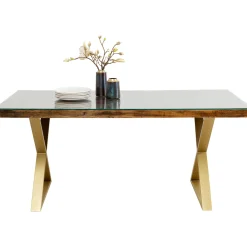 KARE Design Piètements De Tables|Structure Tavola Cross Laiton (2/Set)